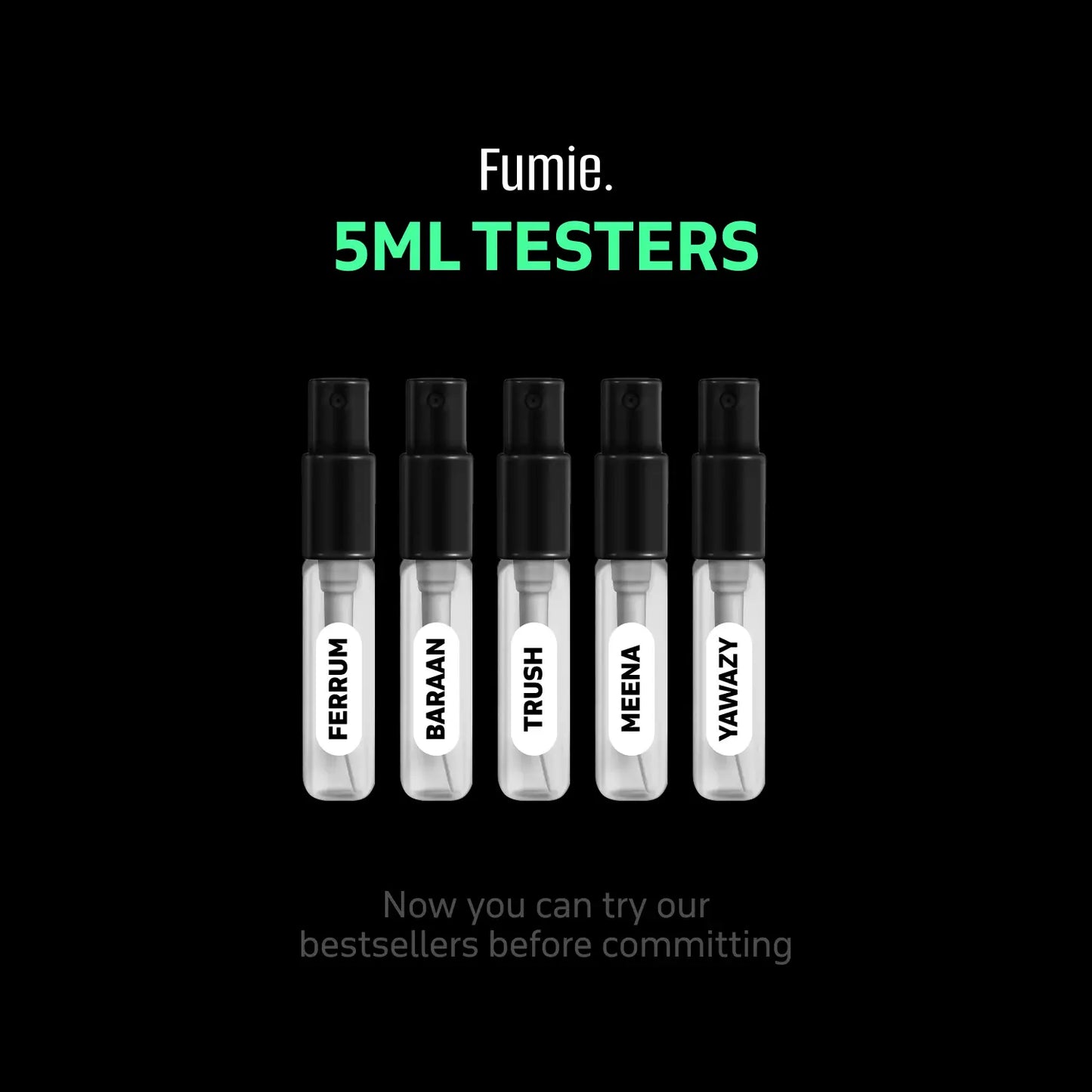 Try Before You Buy: Our 5ml Testers